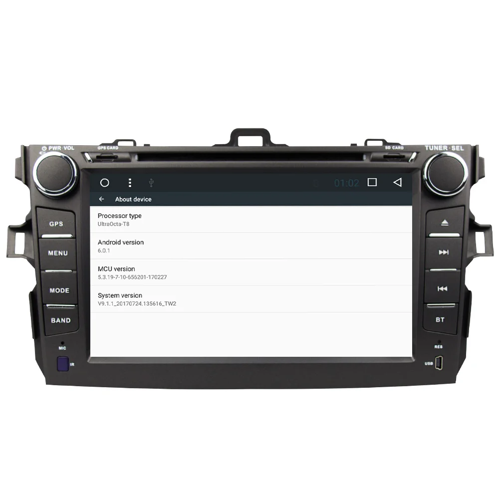 Eunavi Octa core 2 din Android 9 1 Автомобильный dvd Радио Стерео gps для Защитные чехлы сидений