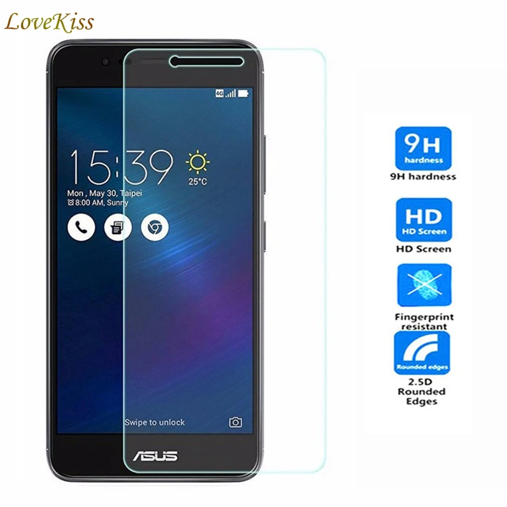 Закаленное стекло 9H для Asus Zenfone 2 5 6 3 Laser ZE500KL ZB500KL GO TV ZC451TG Max ZC520TL zb452кг ZC551KL ZC550KL