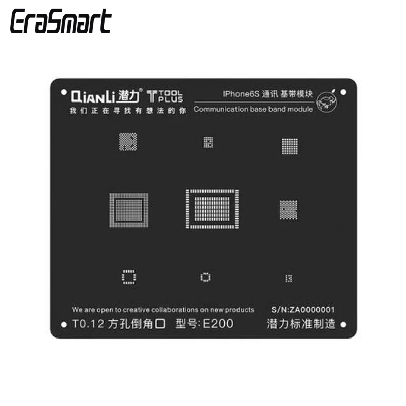 QianLi с базовым модулем BGA Reballing черный трафарет для iphone 6S/6SP | Инструменты
