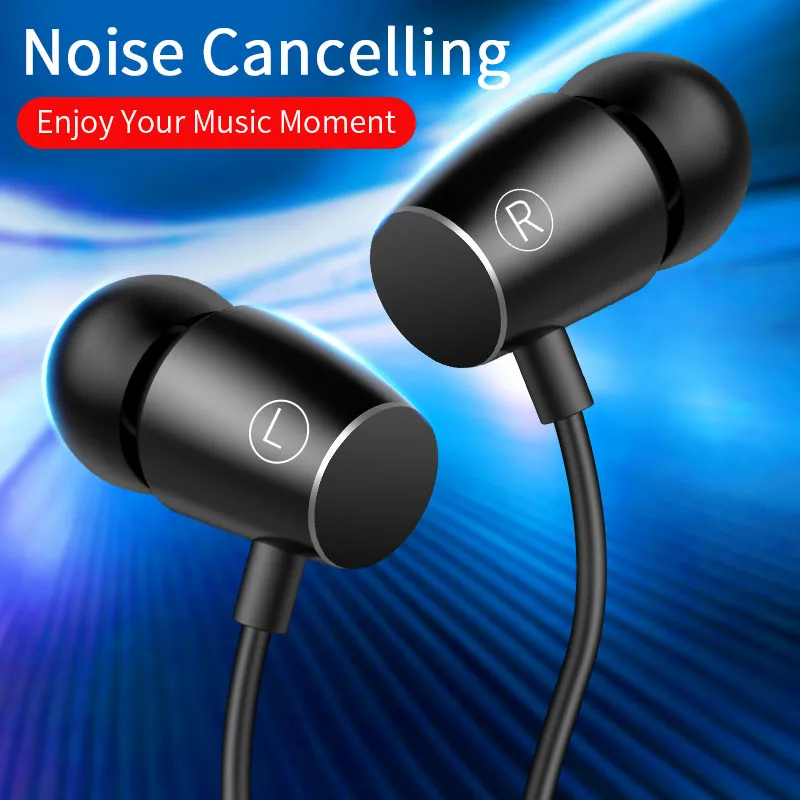 Универсальный мобильный телефон гарнитура In ear линия управления сабвуфер с