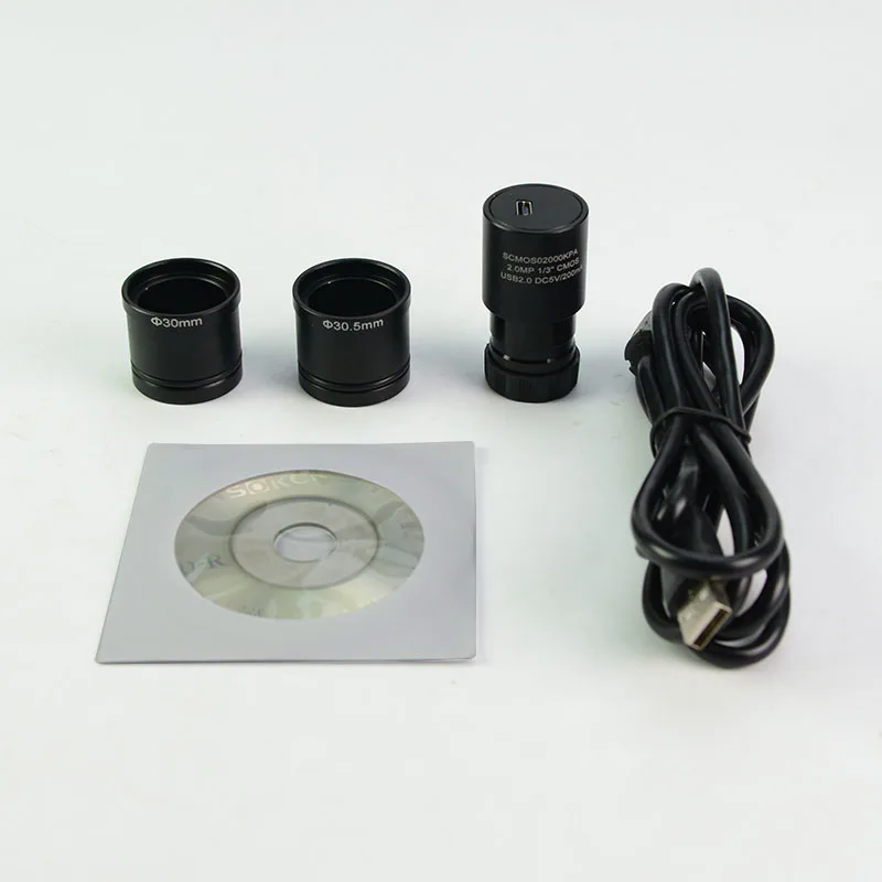 Портативный Универсальный микроскоп HD 2.0MP USB цифровой окуляр CMOS камера электронный 23 2 30 5 мм с кольцевым