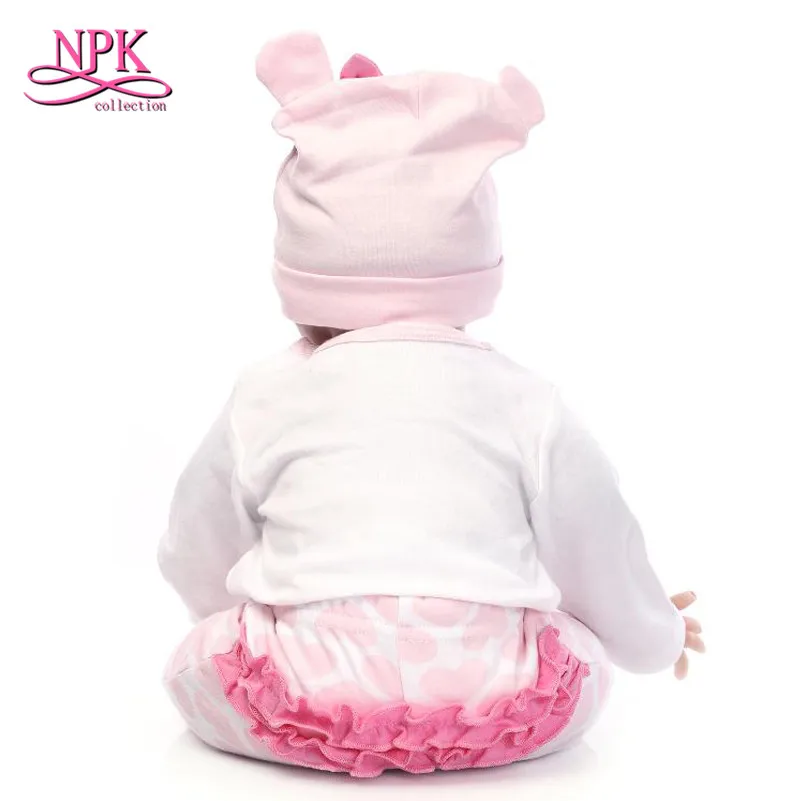 Силиконовые реалистичные куклы реборн NPK 55 см Кукла Реалистичная для