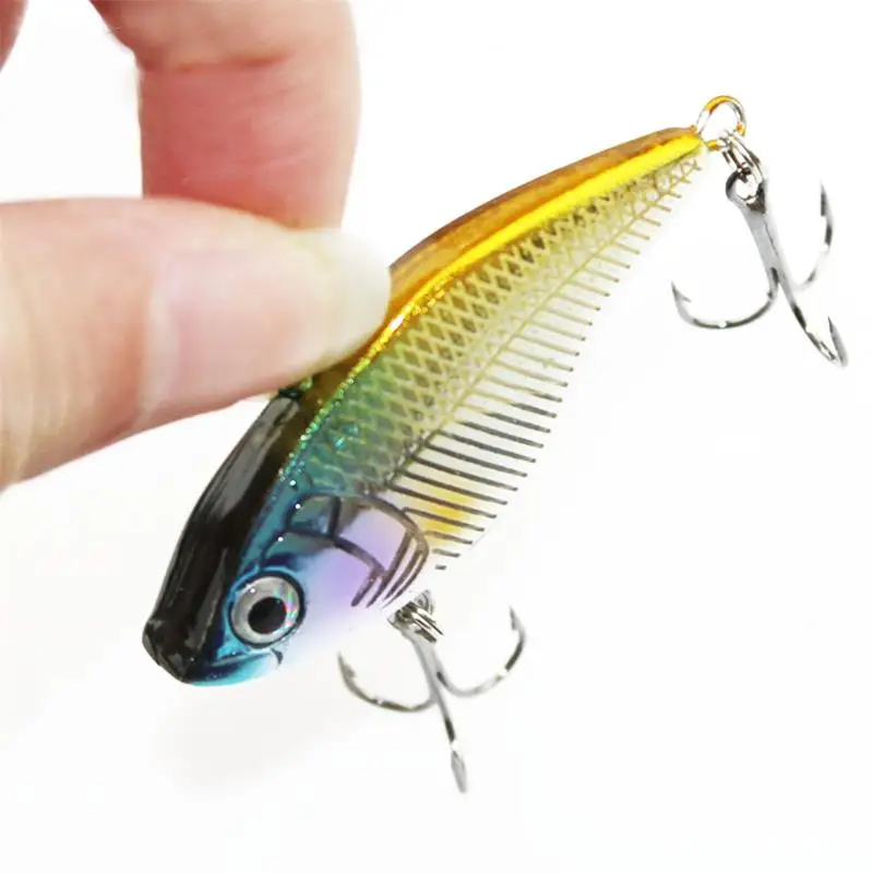 

1PCS Winter Fishing Lures 5cm 14.5g Hard Bait Sinking VIB with Lead Inside Lead Fish Fishing Tackle Wobbler Lure