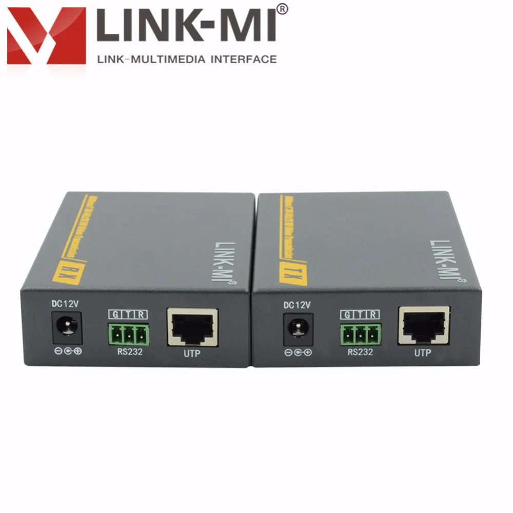 LINK-MI LM-HT201H HD видео Передача 3D 4K x 2K 100m HDBaseT HDMI удлинитель по одиночному Cat5e/6 кабелю |