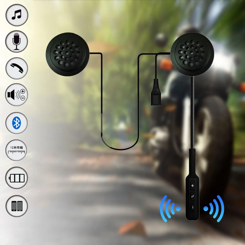 Мотоцикл длительное время ожидания напоминание с микрофоном беспроводной Bluetooth