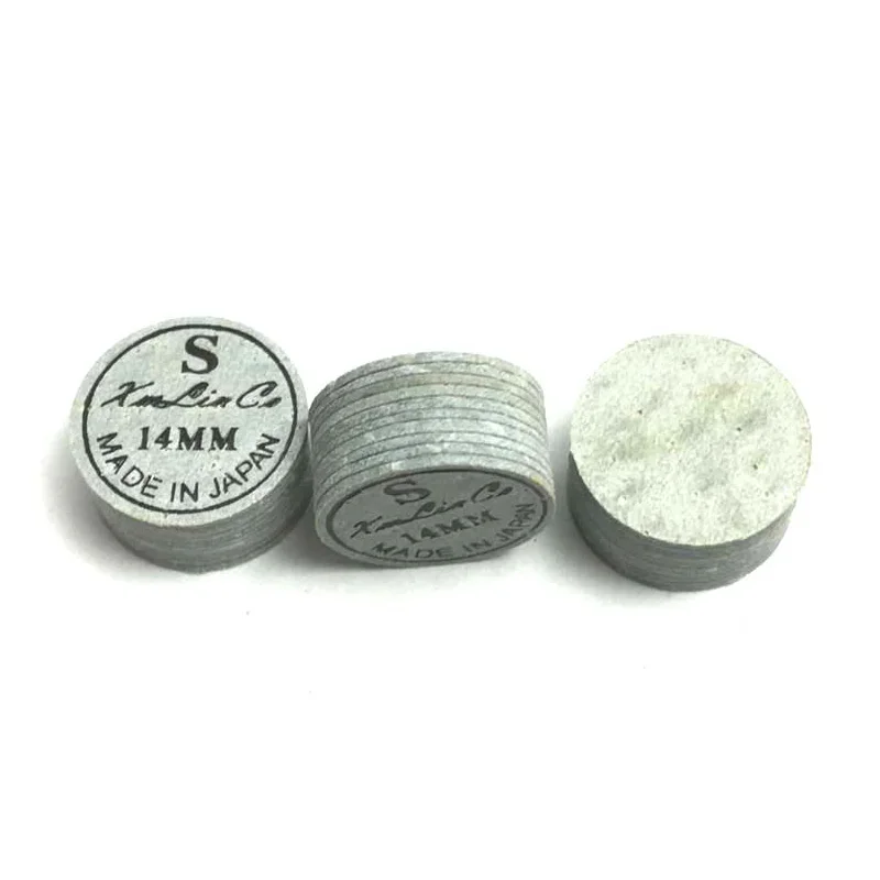 10 шт./лот XMLINCOS 14 мм бильярдный кий наконечники 10 слоев бильярдный кий наконечники S/M/H японский кожаный наконечник кия, аксессуары для бильярда аксессуары