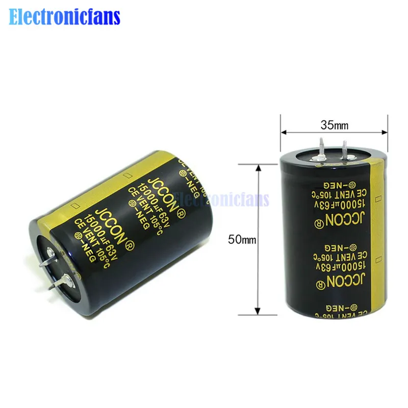 Diymore 63V 15000 мкФ 35X50mm алюминиевый электролитический конденсатор высокая частота