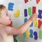 Детская игрушка-пазл для ванны с буквами на русском языке и цифрами