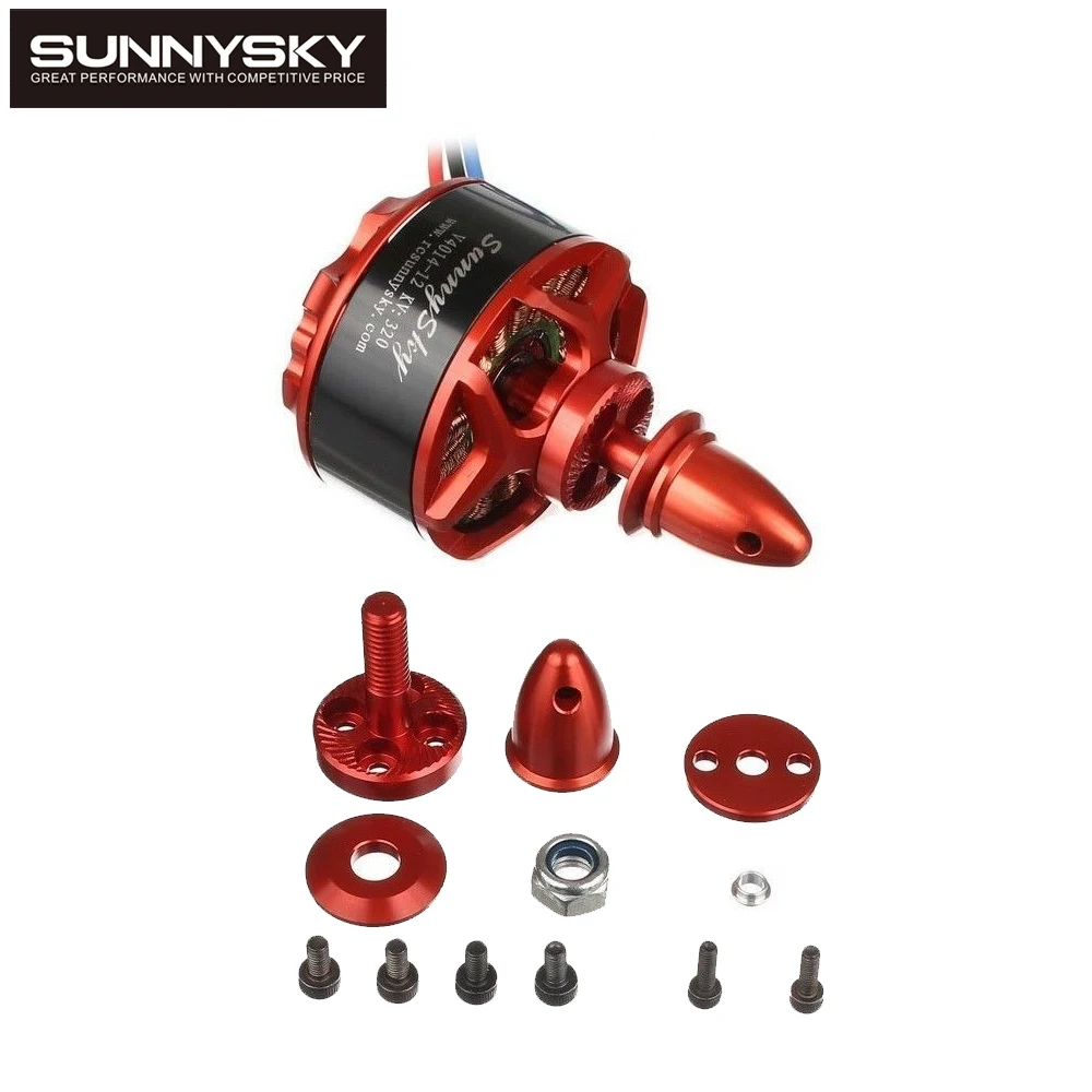 

Multifunctional 4 PCS Original SUNNYSKY V4014 6-8S KV320/410KV External rotor disc brushless motor Multicopter 3KG 500W