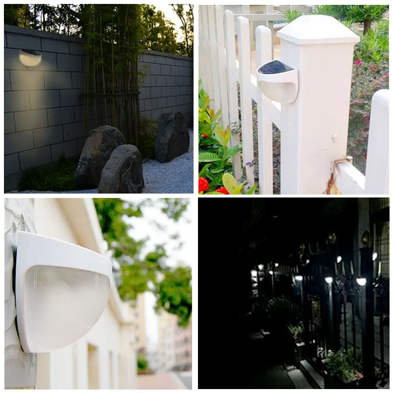 Светодиодная лампа MeeToo на солнечных батареях для наружного освещения настенный