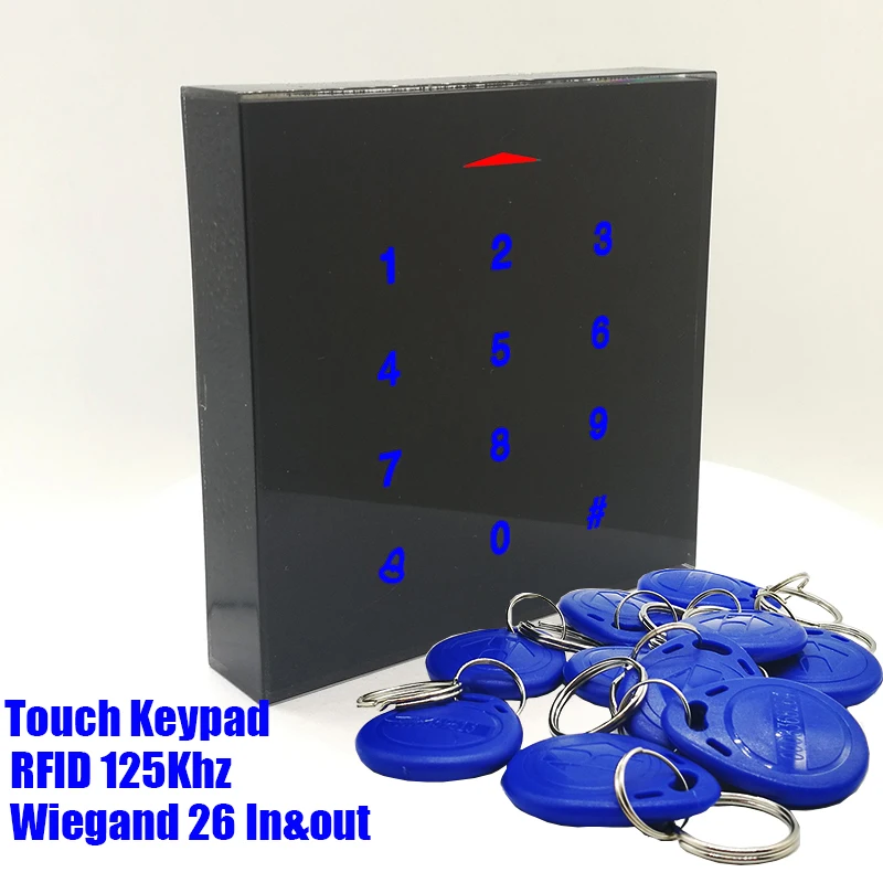 

2019 New Touch Keypad RFID 125khz Proximity Card Access Control SystemEM Keypad Card Access Controller Door Opener