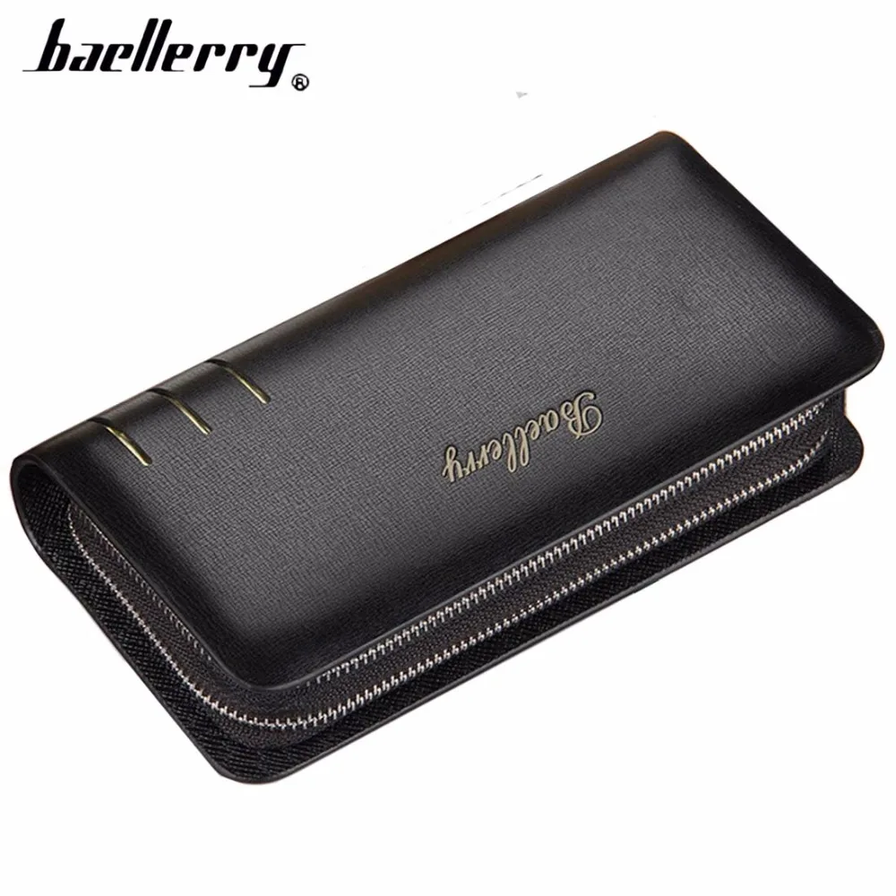 Baellerry мужские бумажники большой емкости Длинный кошелек Карманный держатель для