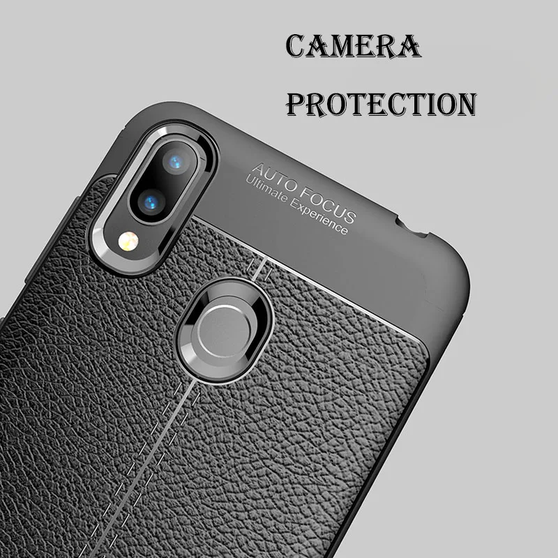 Кожа текстура мягкая задняя крышка чехол для AUSU Zefone Max Pro M2 ZB631KL случае 360