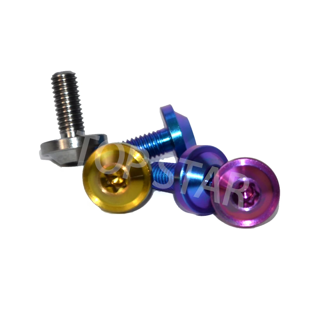 

M5 x 12 15 MM Grade5 Titanium Bolts for Racing Motorbike Alloy Umbrella Torx Head Ti Screw Motorcycle 10 PCS