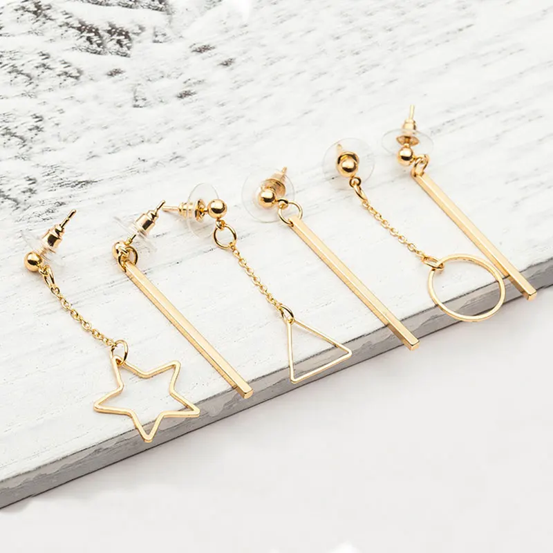 Женские серьги brincos модные аксессуары для ювелирных изделий Асимметричный