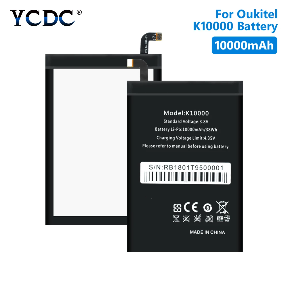 Высокое качество 10000mAh 3 8 V Замена литий полимерный Мобильный аккумулятор для Oukitel