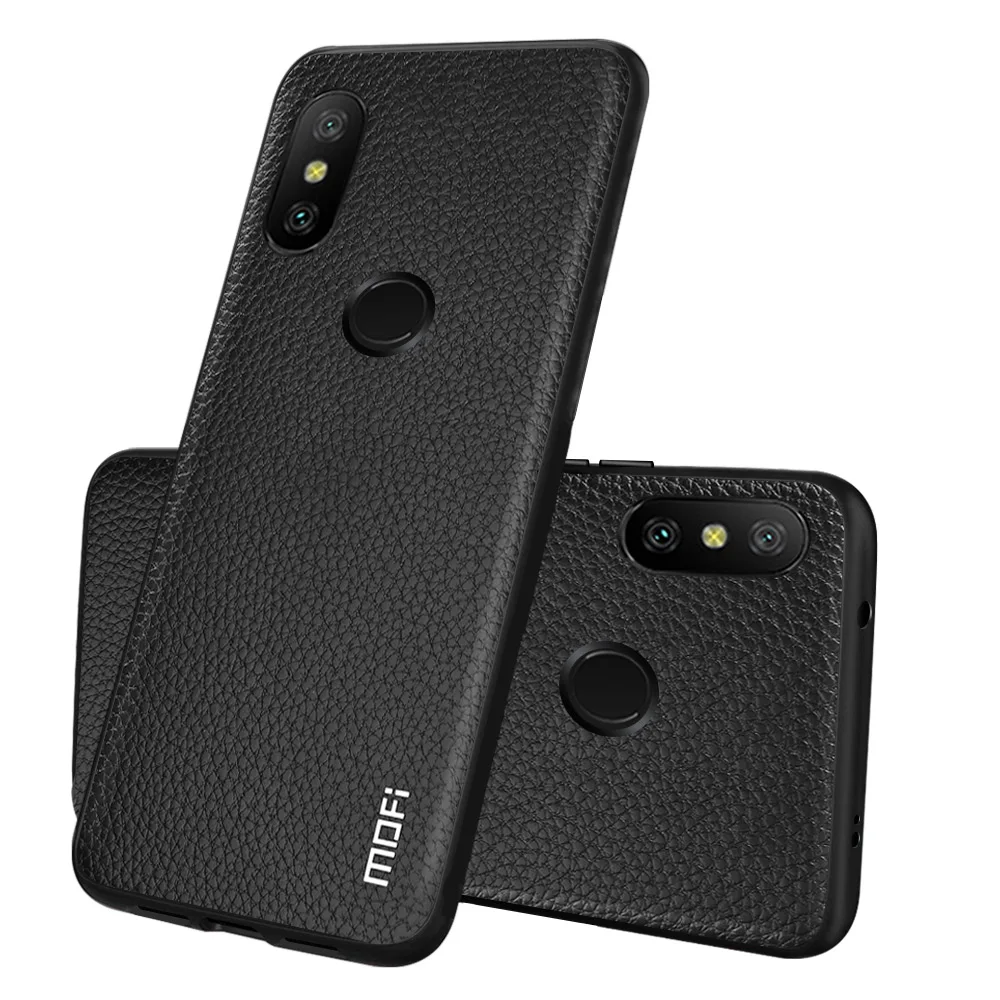 Чехол MOFi для телефона Xiaomi Mi A2 Lite чехол из искусственной кожи корпус мягкого ТПУ |