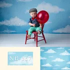 Mehofond фон для фотосъемки для новорожденных голубое небо белые облака фон для фотосъемки с изображением Baby Shower Декор фотосессия Фотостудия