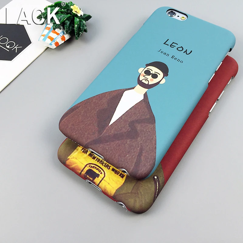 Отсутствие моды мультфильм профессиональный убийца Леон и Mathilda чехол для iphone 6