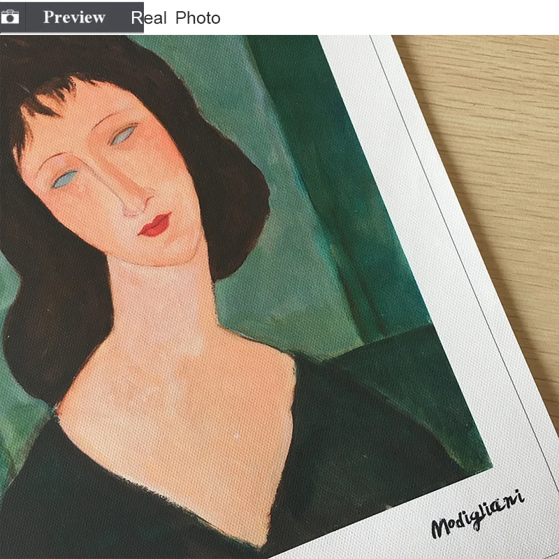 Современный портрет Женщины Vogue Amedeo Modigliani холст печать живопись плакат настенные