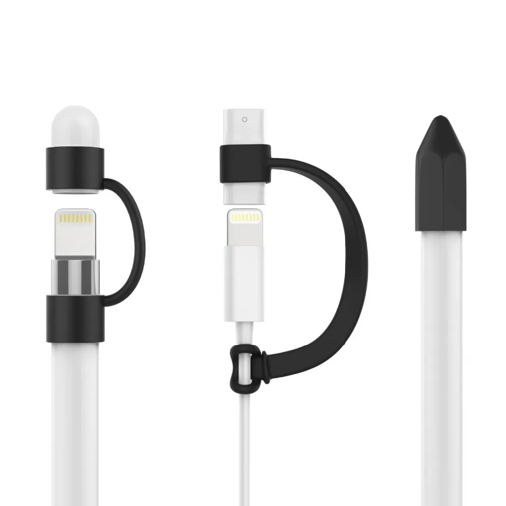 Чехол для планшета карандаша и стилуса мягкий силиконовый чехол Apple iPad Pro Pencil 9 7