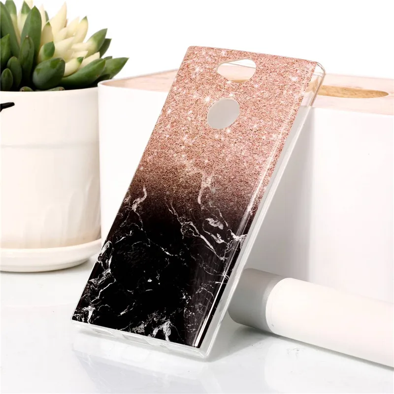 Мягкий ТПУ чехол для Fundas sony Xperia XA2 чехол для Coque sony Xperia XA2 Ultra L1 L2 мраморный камень силиконовый чехол для телефона чехол s Capa