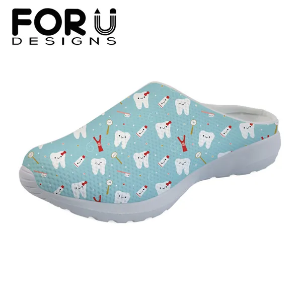 HME468CA FORUDESIGNS/летние легкие пляжные женские сандалии с рисунком героев мультфильмов; обувь на плоской подошве для медсестры; повседневные женские домашние тапочки - Цвет: HME468CA