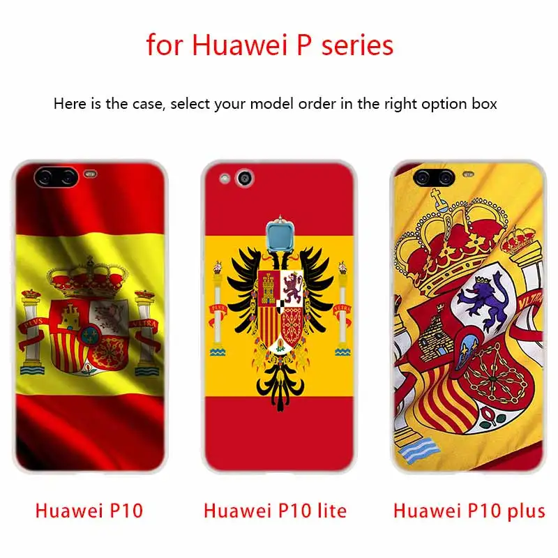 Чехол MLLSE с испанским флагом силиконовый мягкий чехол из ТПУ для Huawei P30 P40 P20 Pro P10 P9