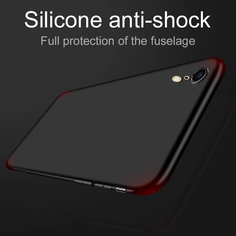 VVKing For iphone XR Case Ultra Thin Soft TPU Matte Cover iPhone X XS MAX Apple 6 6S 7 8 Plus Coque |