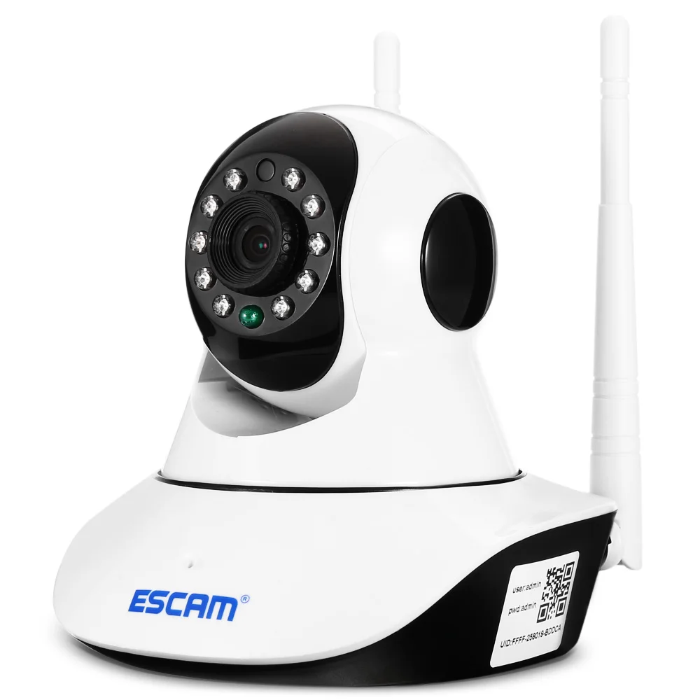 ESCAM G02 WiFi ИК ip камера двойная антенна 720P P2P Pan Tilt Поддержка ночного видения onvif видео