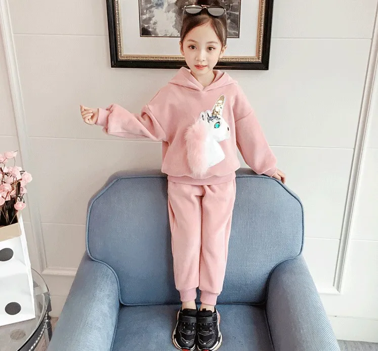 Новинка 2018 года на осень-зиму толстые теплые девушки одежда в мультипликационном