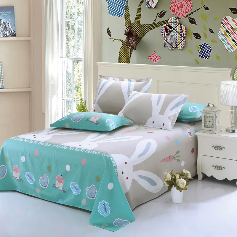 Hello kitty Простыня Постельное белье Твин Полный queen king Размер хлопок Простыня Постельное бельё Наволочка Мультфильм дети взрослые домашний текстиль