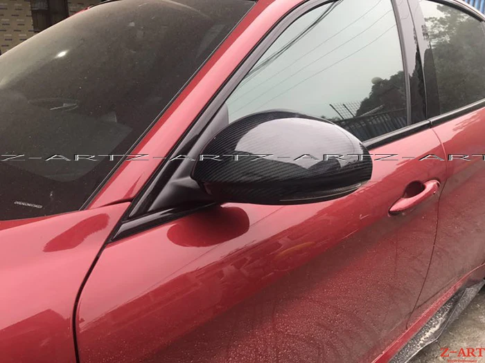 Z-ART крышка зеркала из углеродного волокна для Alfa Romeo Giulia зеркальные колпачки из углеродного волокна для Alfa Romeo Giulia