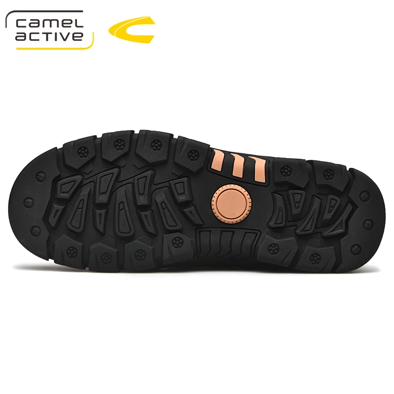 Мужские однотонные Туфли Camel Active натуральная кожа плоская подошва повседневная