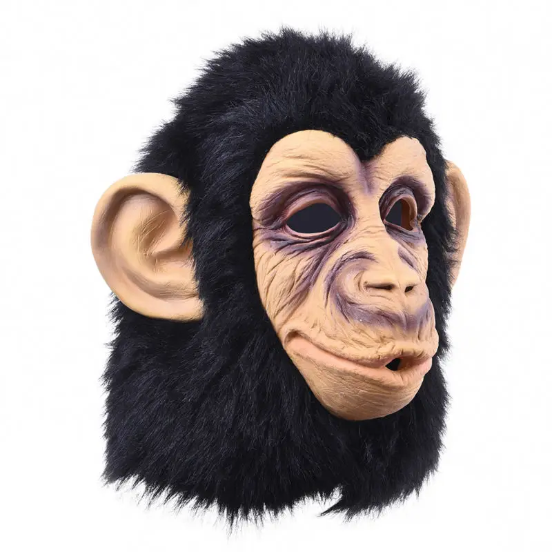 Маскарадная маска для Хэллоуина Rise of Planet the Apes gorilla костюмы с изображением короля