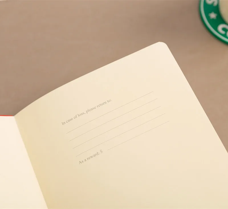 Винтажный деловой блокнот в твердой обложке Классическая Подгоняемая