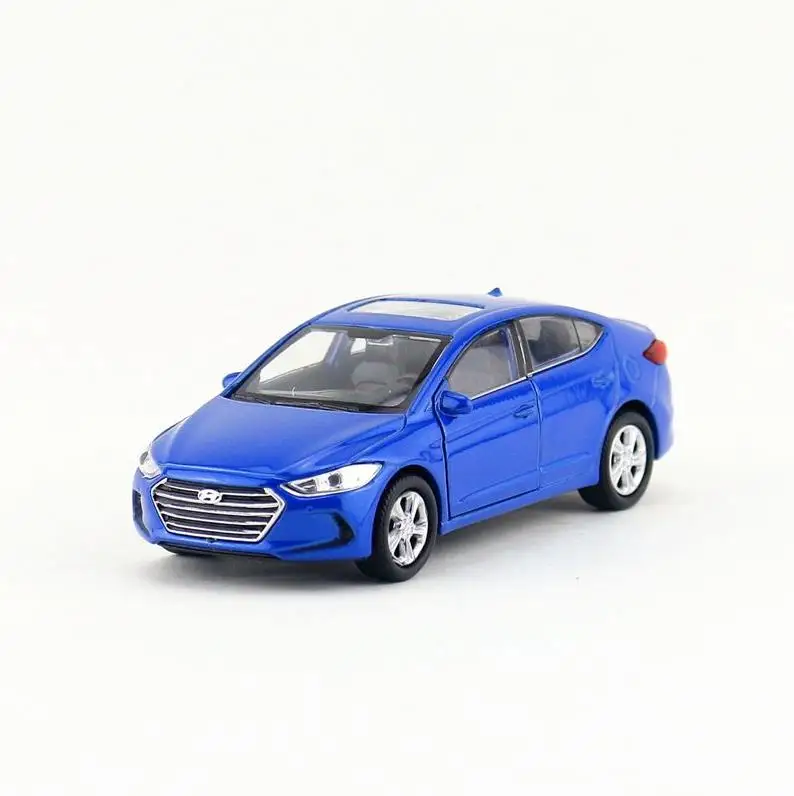 Высокая имитация Hyundai Elantra 1:36 весы из сплава тянущиеся модели игрушек литые под