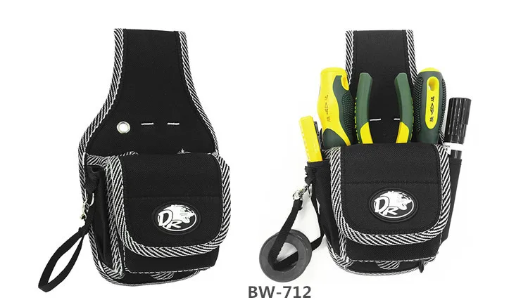 Утолщенная нейлоновая многофункциональная поясная сумка для инструментов 600d