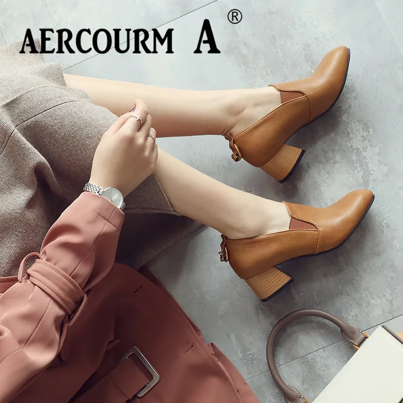 Aercourm A 2018 женская повседневная обувь женские туфли-лодочки из искусственной кожи