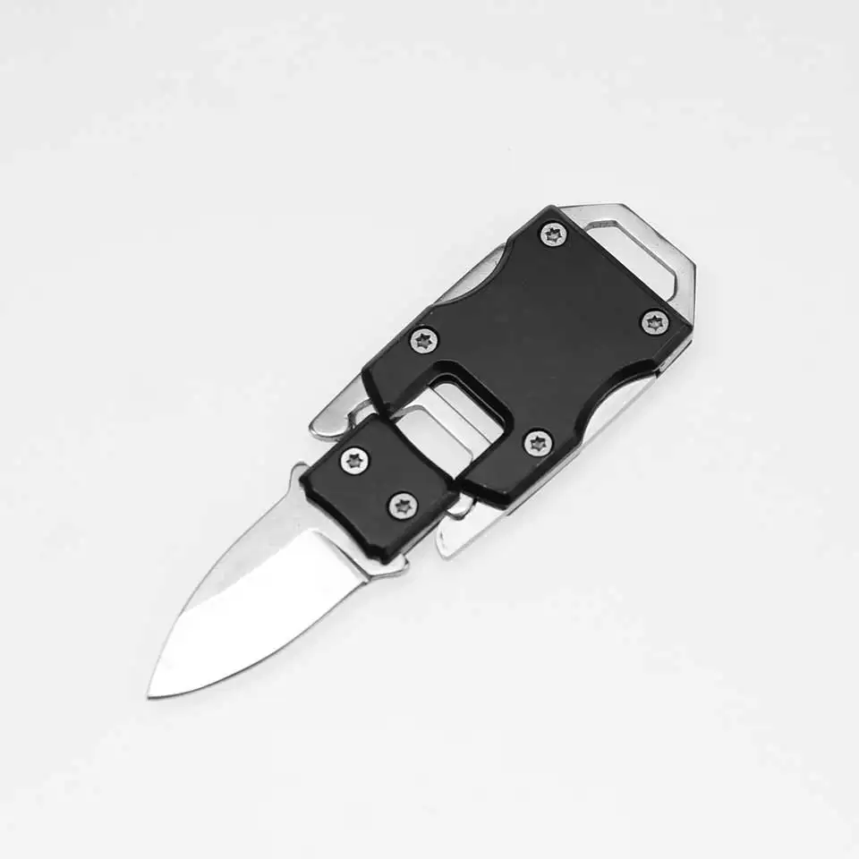 Small Black Многофункциональный складной нож инструмент Нержавеющая сталь кемпинг ножи выживания на открытом воздухе Охота Ножи карманные тактические ножи для повседневного использования, инструмент для активного отдыха - Цвет: Small Black