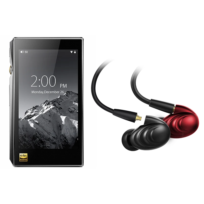 Комплект продажи FiiO Портативный Hi Res музыкальный плеер X5 MKIII с тройной Драйвер