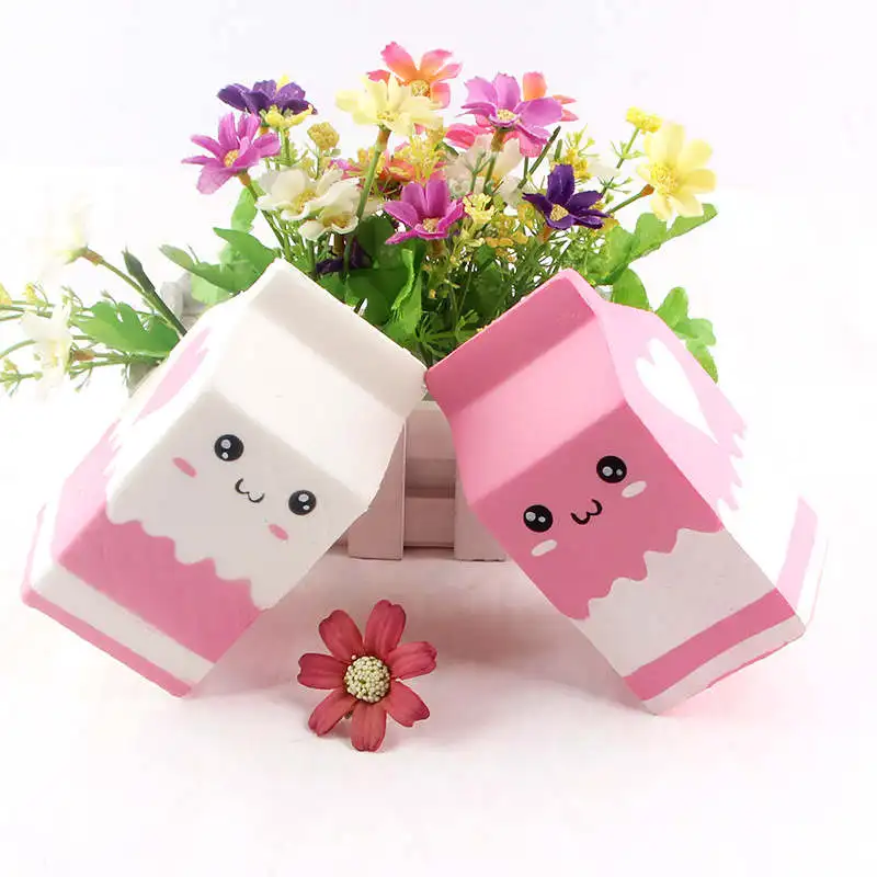 DoreenBeads мягкий Kawaii йогурт молочная коробка милый медленно поднимающийся