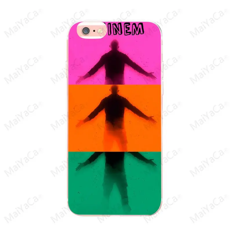 Eminem rap god for iphone X XS XR XSMax coque case TPU Transparent For 5 5s SE 6 6sPlus 7 8plus 12 mini 12proMax | Мобильные