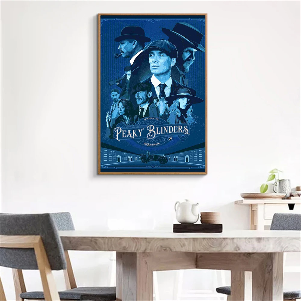 Плакаты и принты Peaky Blinders настенные художественные рисунки винтажный кинопостер