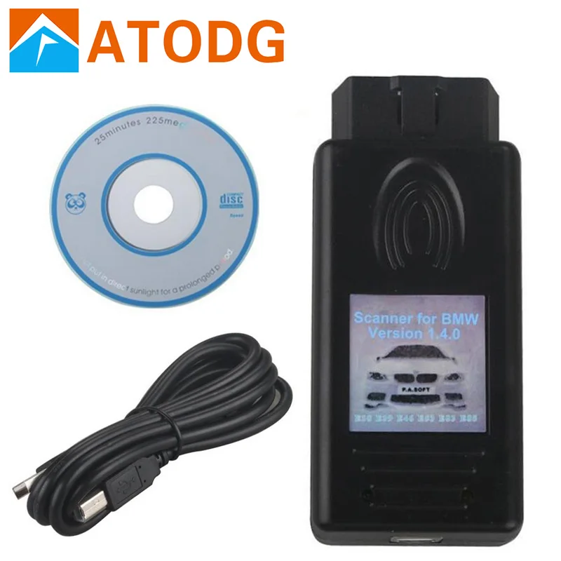 Топ для BMW Сканер 1.4.0 версия разблокировки OBD OBDII считыватель кода BMW1.4.0
