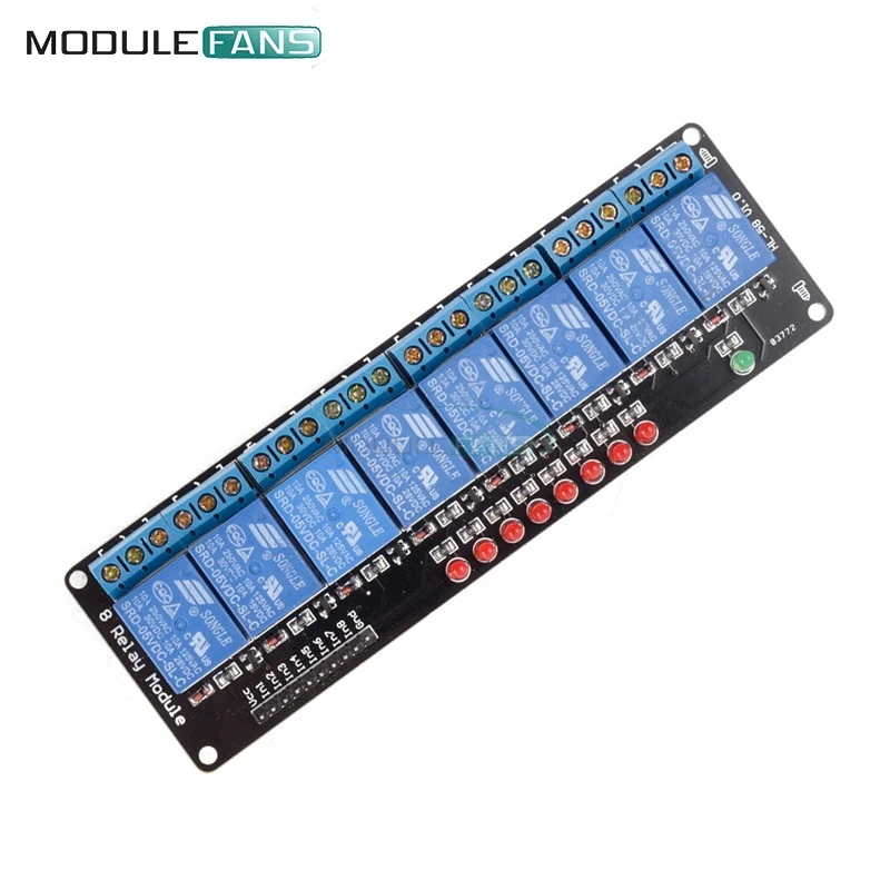 8 канальный релейный модуль 5 В экран для Arduino Uno Meage 2560 1280 ARM PIC AVR DSP|shield for arduino|shield