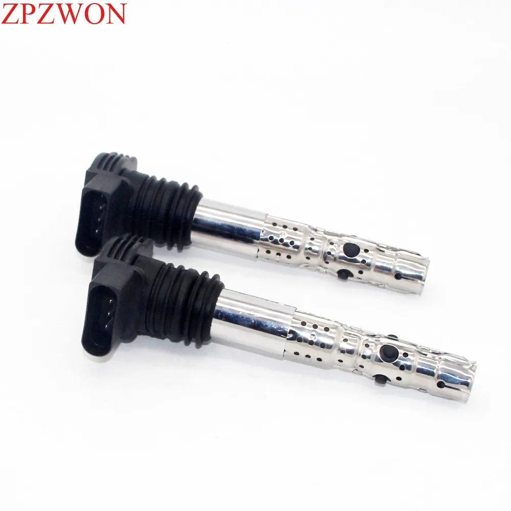 Катушка зажигания для VW Passat B5 Beetle Polo Jetta Golf MK4 Audi A4 A6 A8 TT Allroad 1 8 T 3 0 V6 06C905115M 06B905115R