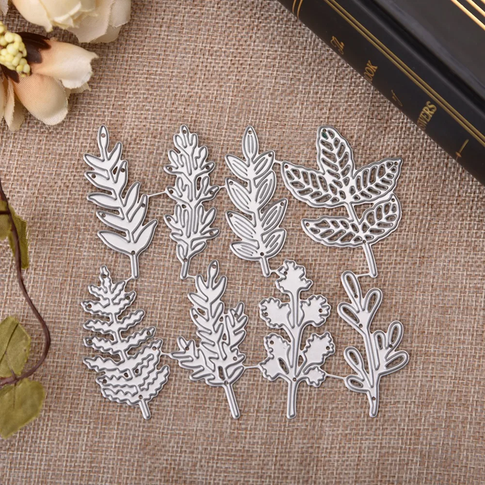Going Tree Leaves металлические режущие штампы трафареты для DIY бумажные карточки