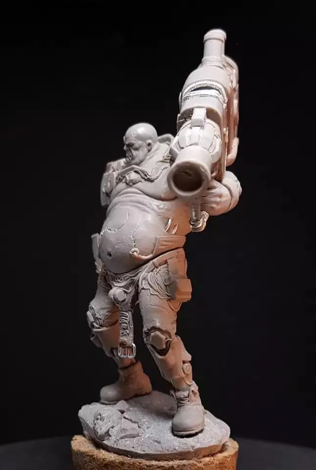 1:24 модельная фигурка из смолы в комплекте неокрашенный без сборки // G313 | Игрушки и