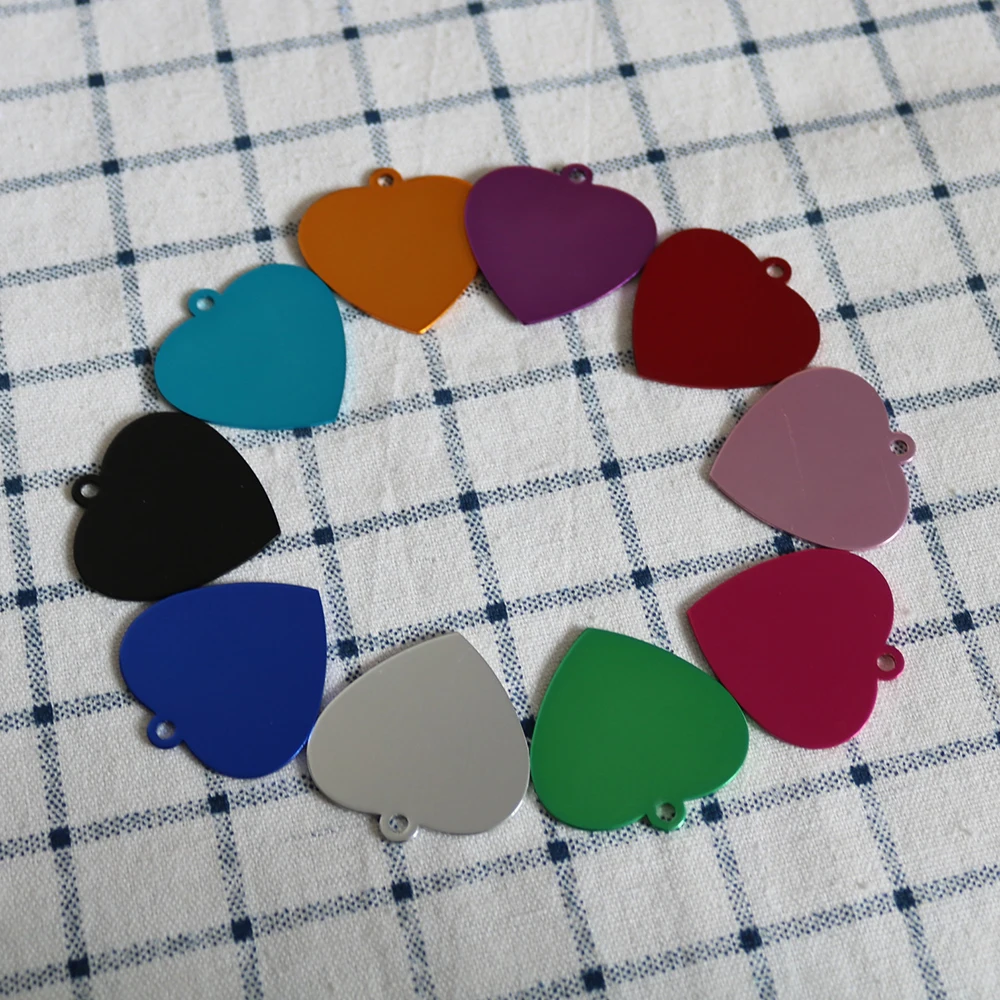 

Wholesale 100pcs Pet ID Tag Personalized Aluminum Paw Name Tag Plate Pet Dog Accessories Samll -Large Pet Dog Collar Decoration